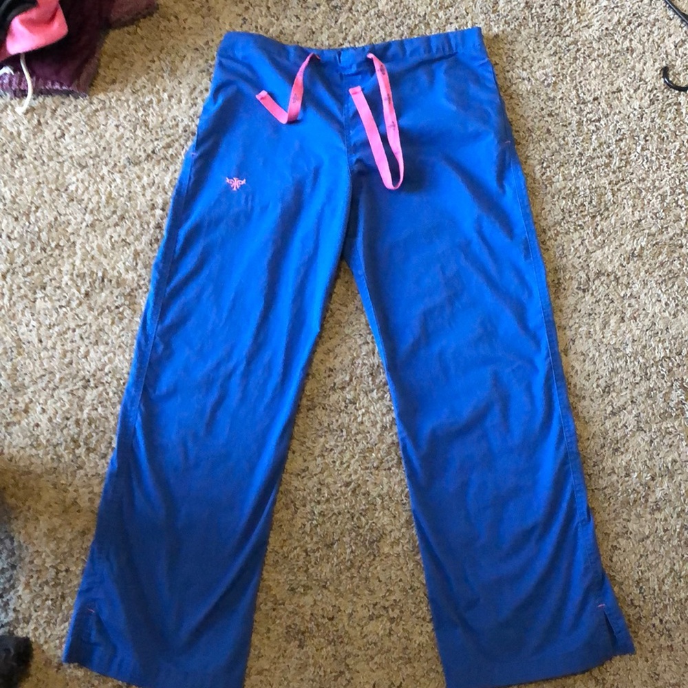 Royal blue scrubs